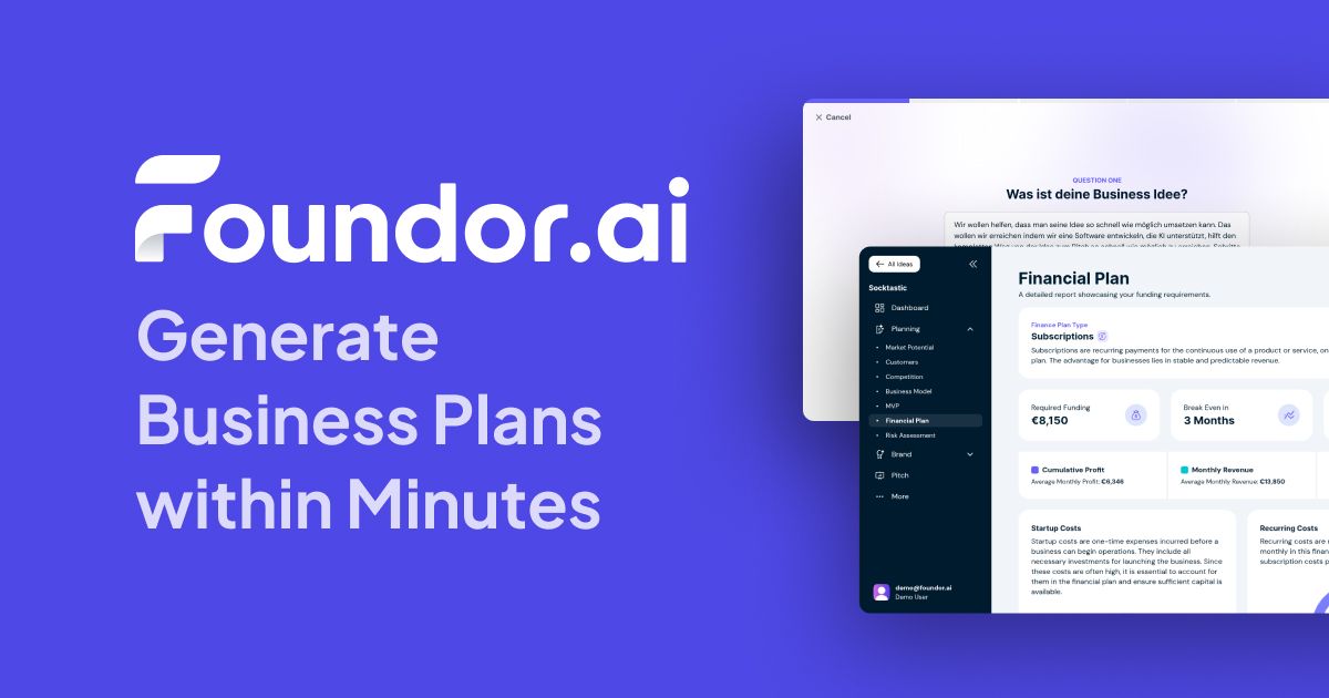 Preview of Foundor.ai