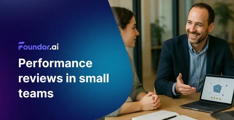 Performance Reviews kleine Teams: Schritt-für-Schritt Guide