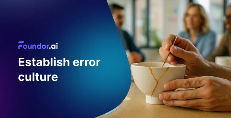 Establishing an Error Culture: Step-by-Step Guide 2025