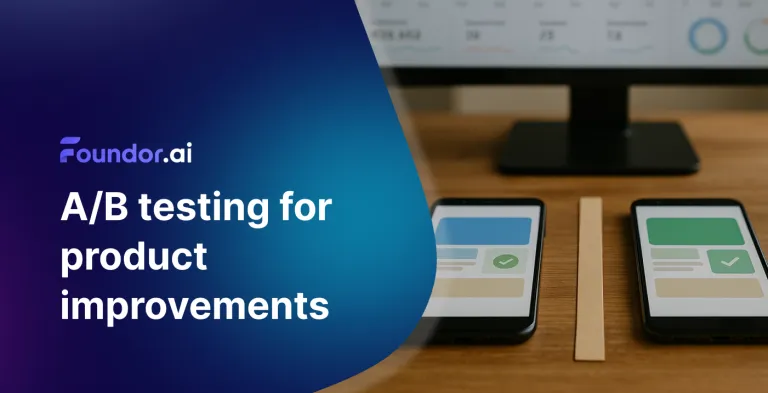 A/B-testen voor productverbeteringen | Foundor.ai Gids